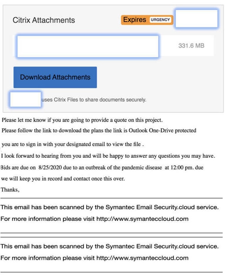 Tính năng bảo vệ của Symantec bị lợi dụng để che giấu email lừa đảo